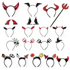 New Arrival Halloween Headband with Devil Horns for Foreign Trade, Hair Clip, Headwear, Funny Costume Accessories for Children and Adults