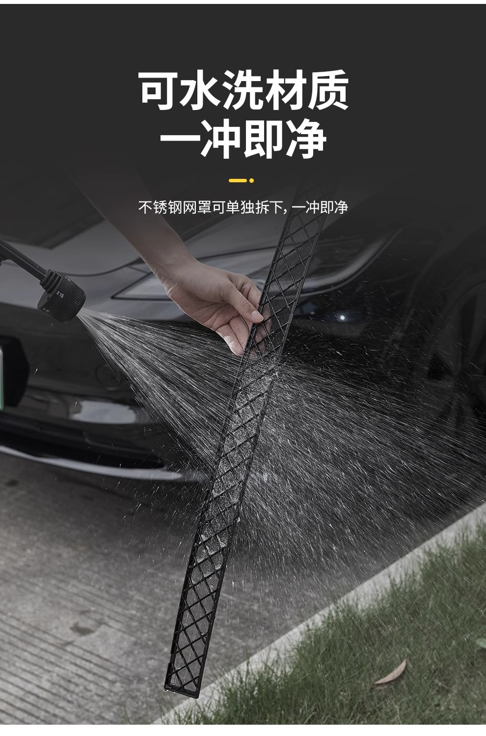 Suitable for Tesla's New Model 3/Yl/Y Special Insect-Proof Net Air Inlet Protective Cover Front Bumper Protective Cover