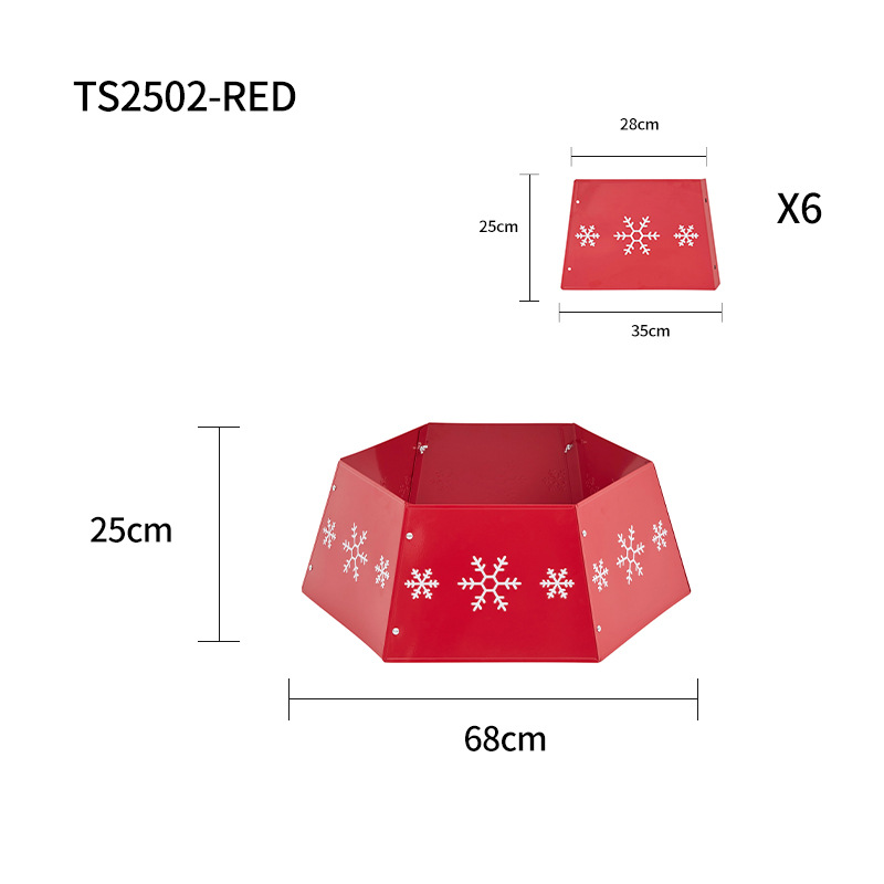 Árbol de Navidad transfronterizo, falda de árbol, base de árbol de Navidad redonda tridimensional, valla de cobertura, falda de árbol, suministros de Navidad, alrededor del árbol de Navidad