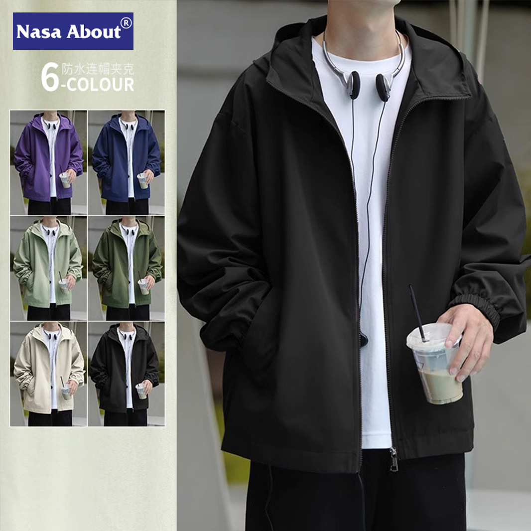 Nasa Jacket Men's Spring Autumn Summer New American Trendy Brand Boys Summer Thin Casual Jacket Clothes