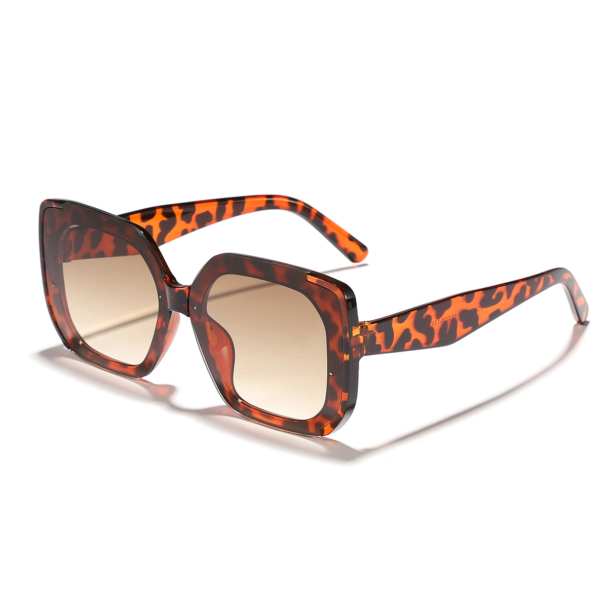 Gafas de sol para mujer, protección solar UV de verano, moda, conducción al aire libre, gafas de sol cuadradas, cara grande, delgado y de alta gama