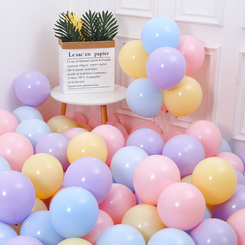 Wholesale Trendy Macaron Candy-Colored Balloons for Wedding, Store Celebration, Holiday Party Decorations, Latex Wedding Decorations