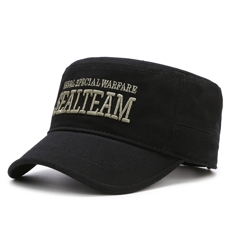 Neuer Frühling und Herbst Outdoor Flat Top Casual Herren Sportbrief bestickter Sonnenhut_voghion.com