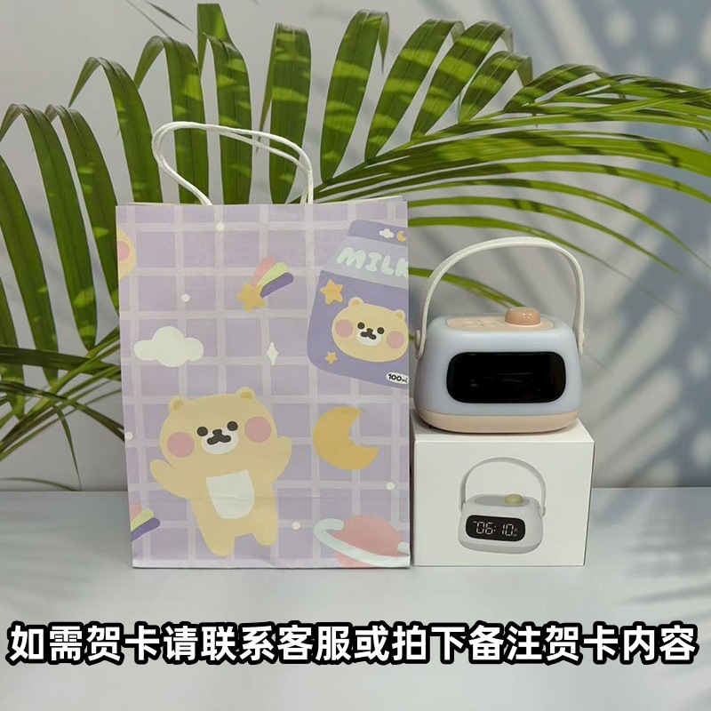 子供、男の子、女の子向けのポータブル目覚まし時計ライト、目覚まし時計、LED無段階調光タイマー、デスクトップ小型卓上時計|undefined