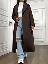 O 12264 Women's Long Wool Coat �L��ë�ش��� ���R�d�W���羳