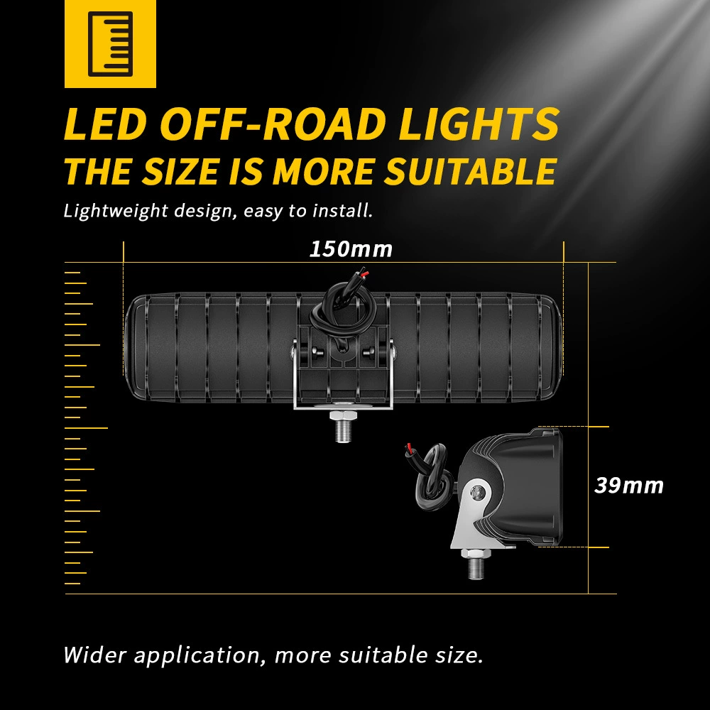 DXZ LED рабочие модернизированные фонари, 6 дюймов, 18 Вт