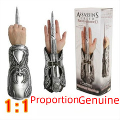 Assassin's Creed 3 Shuriken Ezio cosplay prop 1:1 forearm sword with shooting model