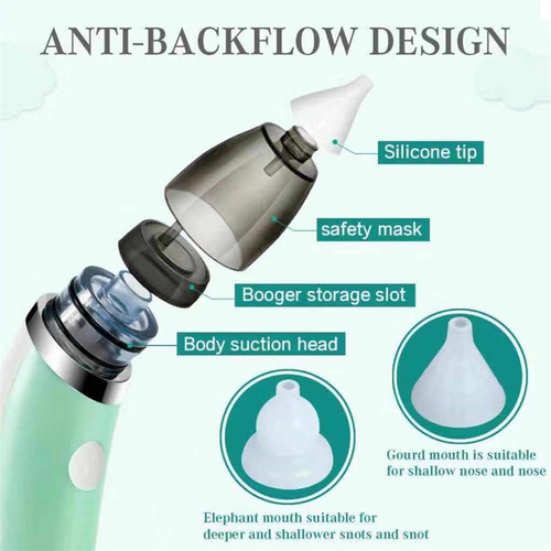 Baby electric nasal aspirator to absorb snot and cleanse, baby snot cleaner, electric nasal aspirator