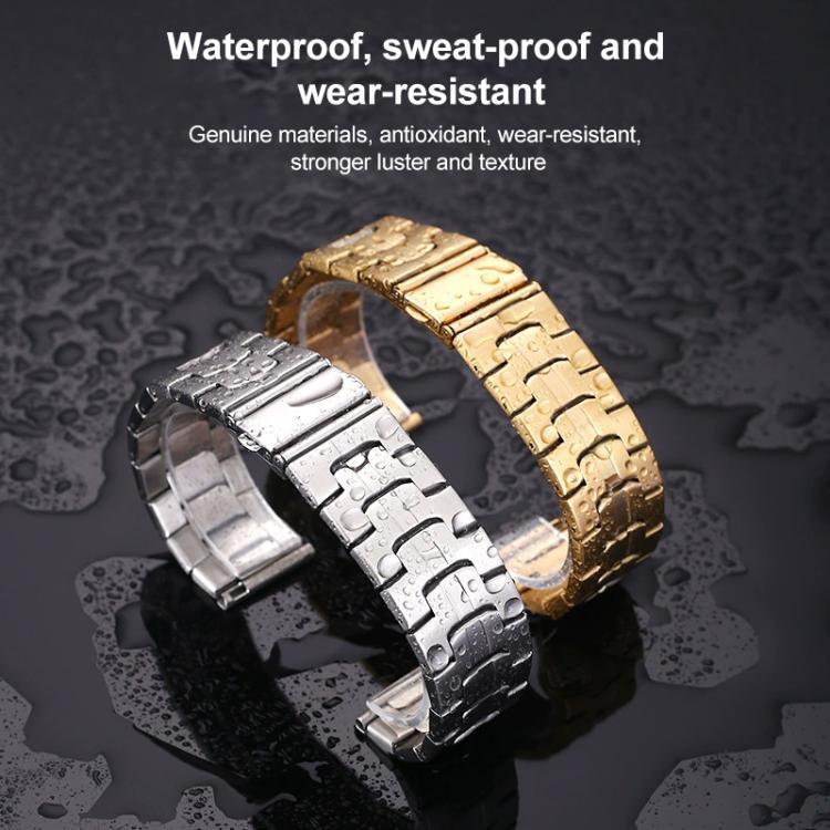 xDfind Correa de acero inoxidable de 22 mm