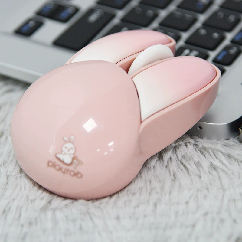 Wireless mouse, cute rabbit, laptop