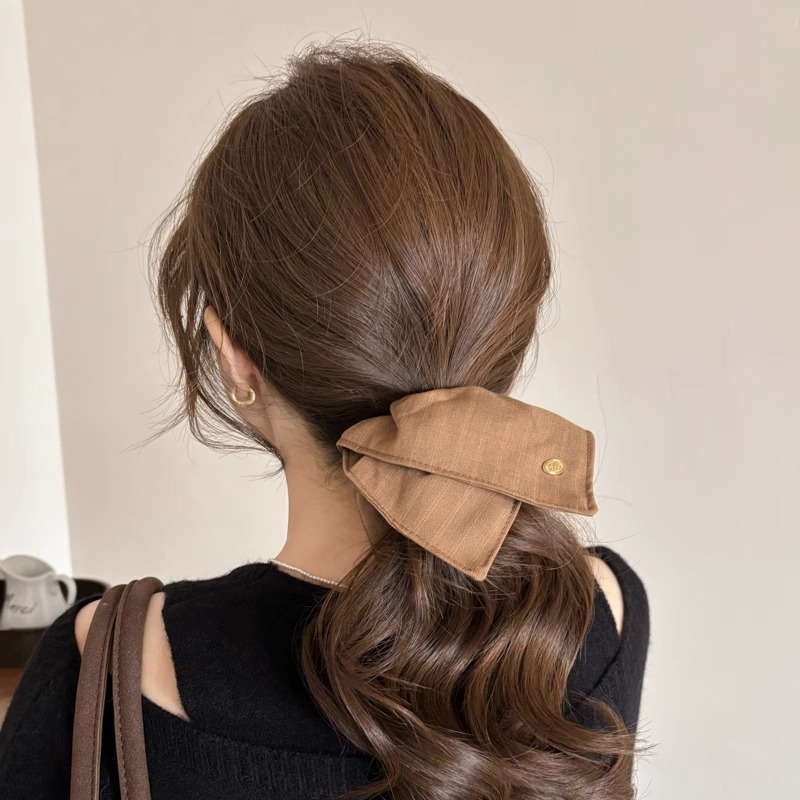 Anillo de cabello de intestino grande francés toallas cuadradas otoño invierno baja cuerda de cola de caballo correa de cuero cabello adornamiento de cabello de mujer dulce cinturón de cabello de alta calidad