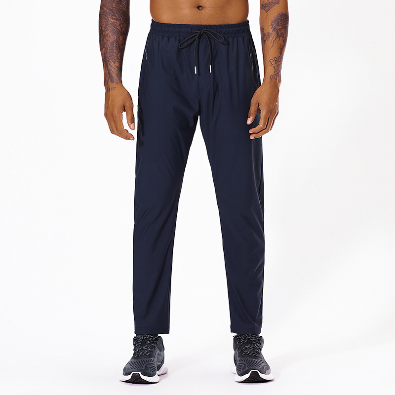 Kühlende Laufhose für Herren – Jogginghose aus 80 % Nylon und 20 % Elasthan-Eisseide für sommerliche Workouts – extrem atmungsaktiv und schnelltrocknend (Größen M–XXXL)_voghion.com