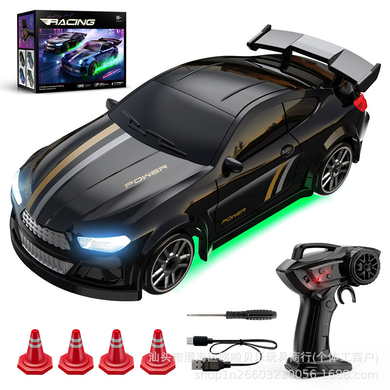 国境を越えた新製品 1:64 デスクトップミニ RC リモートコントロールカー四輪駆動フルスケールドリフトレーシングカー子供用リモートコントロールおもちゃの車|undefined