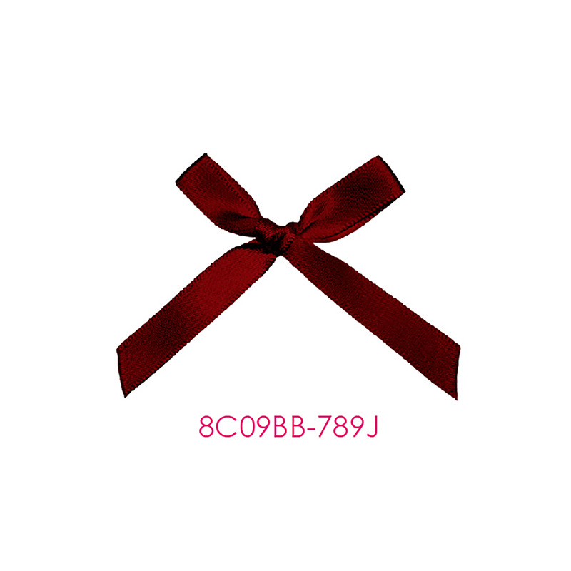 Inventario de doble cara cinta de poliéster 3 puntos gran máquina de nudos para jugar ropa interior pantalones accesorios de ropa al por mayor arco