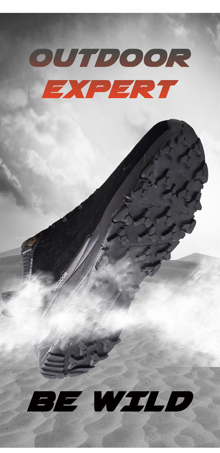 ShoeGlobe ShoeGlobe Outdoor Professional Hiking Men's Trail Running Travel Waterproof Non-Slip Lightweight Trekking Low-Cut Casual Shoes_voghion.com