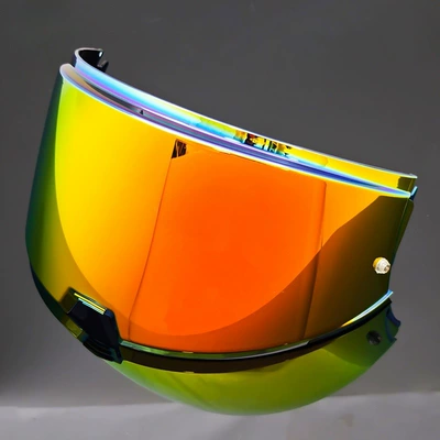 Modified Lens Helmet Visor | Dəbilqə (Kaska) aksesuarları - tea-revo-red-strong-sun-protection