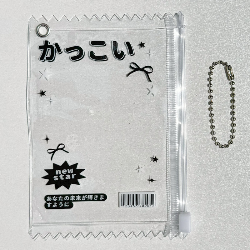 Insオリジナル四つ叶のクローバーケーキ3寸の小さいカードのチャックの袋をたたいて、収纳します。|undefined