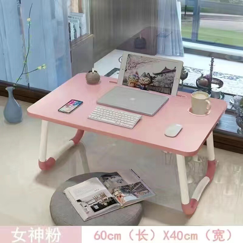 ベッドの上のテーブルは折りたたみ可能で、簡単なコンピュータデスクの学生は寮の多機能の小さいテーブルの寝室の食卓を勉強します。|undefined