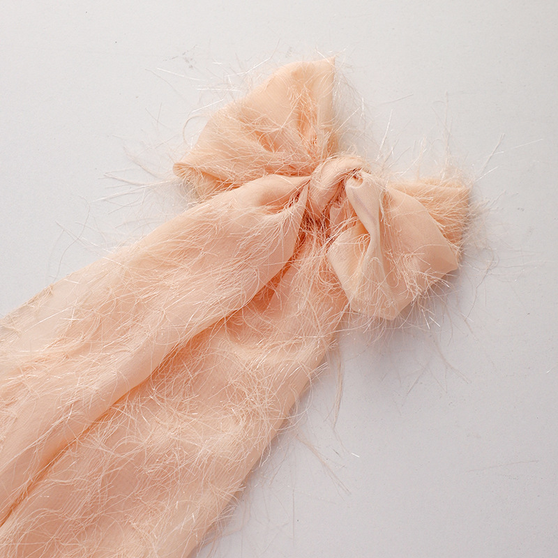 Día de la madre de siete colores 520 nuevos productos tela de gasa con borlas francesas lazo floristería decoración de bricolaje material floral