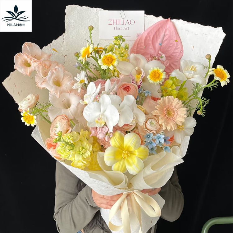 小款风华压纹手撕花瓣纸花束礼物鲜花包装手工DIY材料艺术包花纸