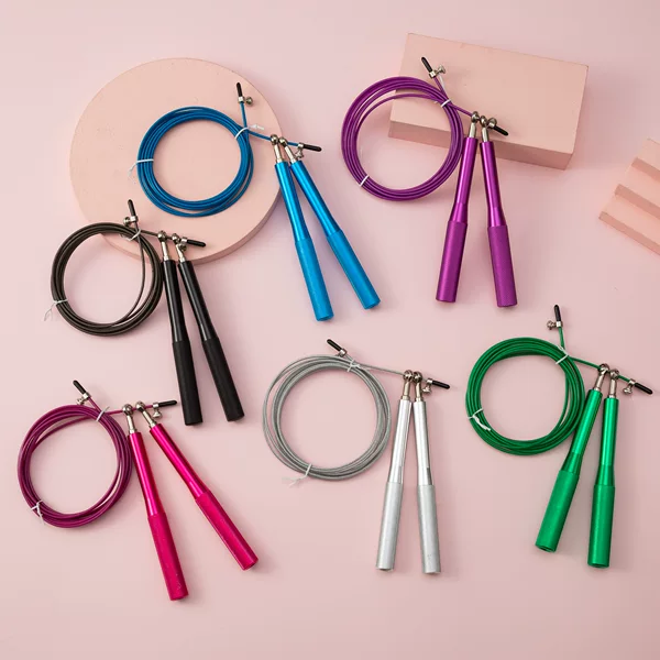 Alloy Steel Wire Jump Rope with Adjustable Bearing, Professional Sports Equipment for Adults, Lightweight for Indoor Home Use