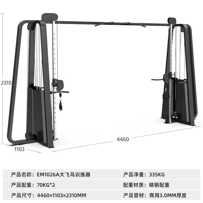 gimnasio comercial profesional ave grande entrenador integral multifuncional pórtico entrenamiento de fuerza equipo de fitness