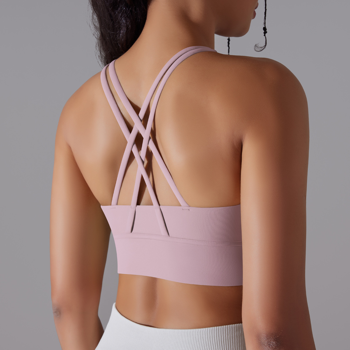 127g Weight Sleeveless Sleeve Length Nylon, Spandex Fabric Type Short Top Length Halter Crisscross Tank Tops Type Fitness, Yoga Occasion U Neck Neckline Solid Color Pattern Sports Style Sports Solid Color Nylon Spandex U Neck Active Tops Halter Crisscross Tank 53