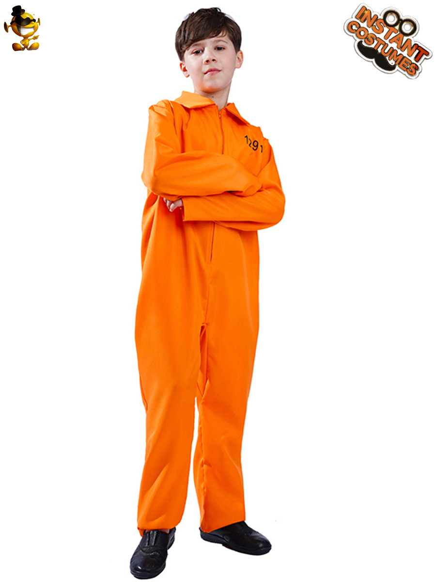 Halloween niño prisionero etapa rendimiento traje niño prisionero Cosplay traje niño prisionero uniforme