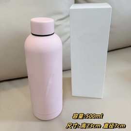 新款高颜值保温杯杯子男女高颜值ins简约便携水壶水杯水壶加厚