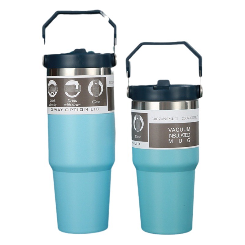 30o el Sudeste Asiático popular portátil coche taza 304 taza de vacío de acero inoxidable olla de viaje taza de helado portátil de mantenimiento en frío