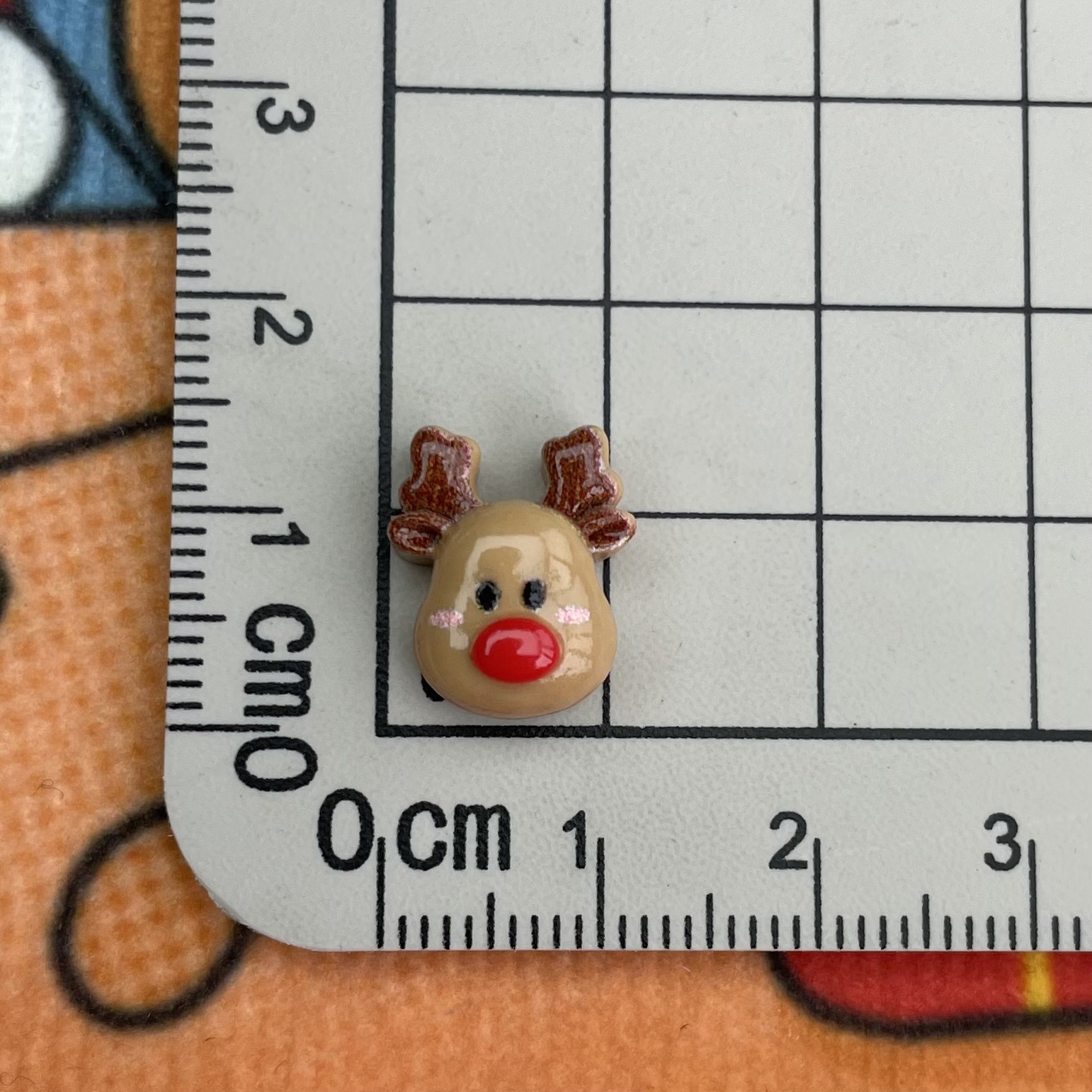 Mini crema pegamento borde a juego Navidad superficie brillante tamaño pequeño resina accesorios bolsa de regalo árbol de Navidad joyería de uñas