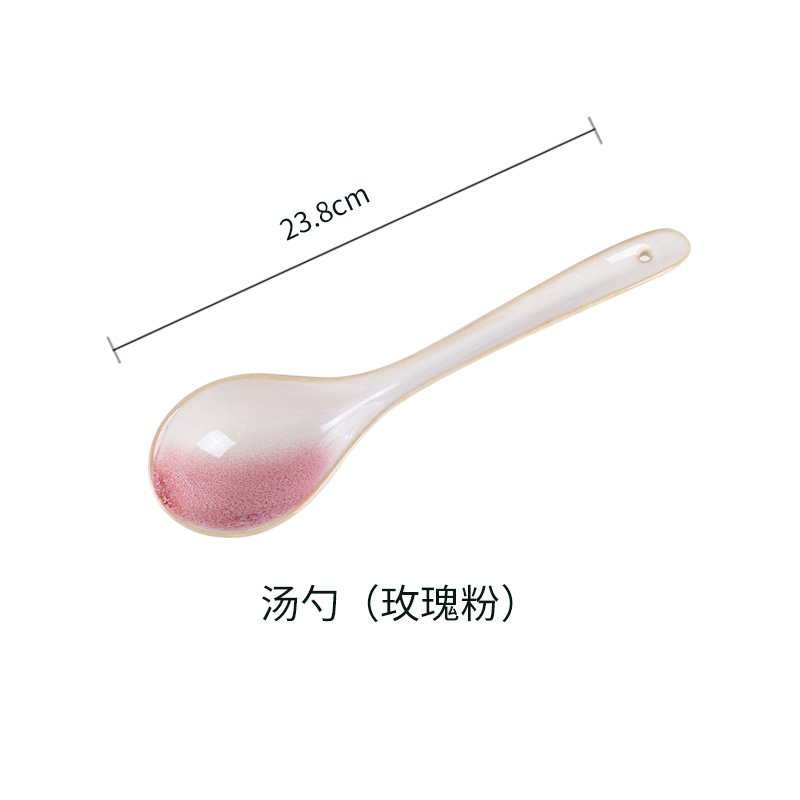 큰 스푼 핑크