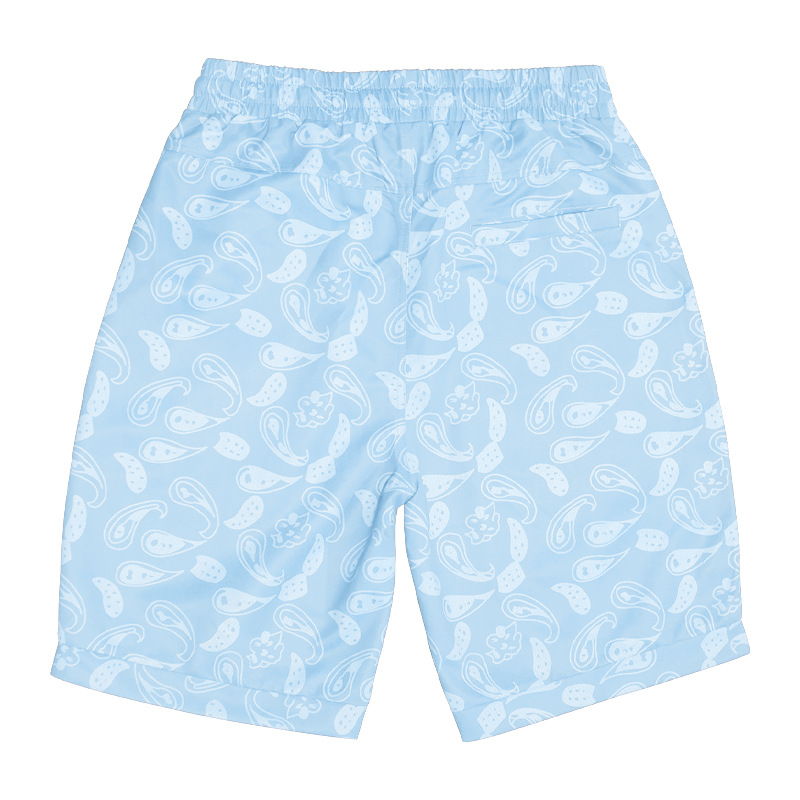 Summer New Casual Cashew Flower Men's Trendy Colored Simplified Shorts_mkmklike.com
