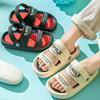 Children's slide, summer two-color non-slip beach slippers for boys