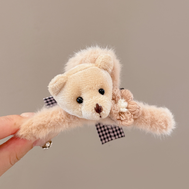 Meilad peludo clip de agarre para mujeres de alta sensibilidad más agujeros de agarre para el cabello clip de pesca clip de cabeza posterior