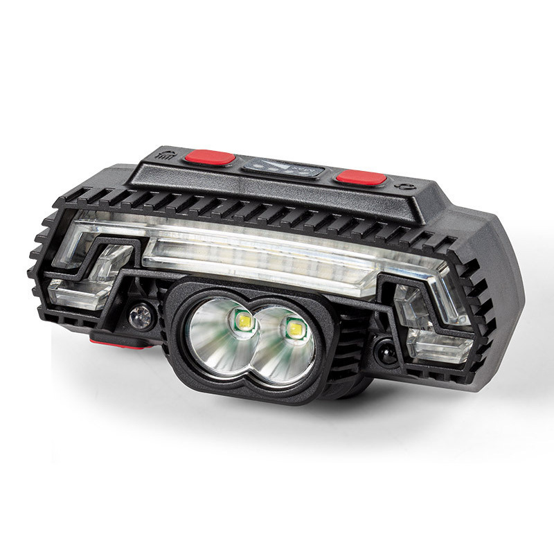 Fuente de luz múltiple fuerte inducción magnética de pesca nocturna pequeño faro LED de carga multifuncional Luz de marco al aire libre Luz de marcha faro