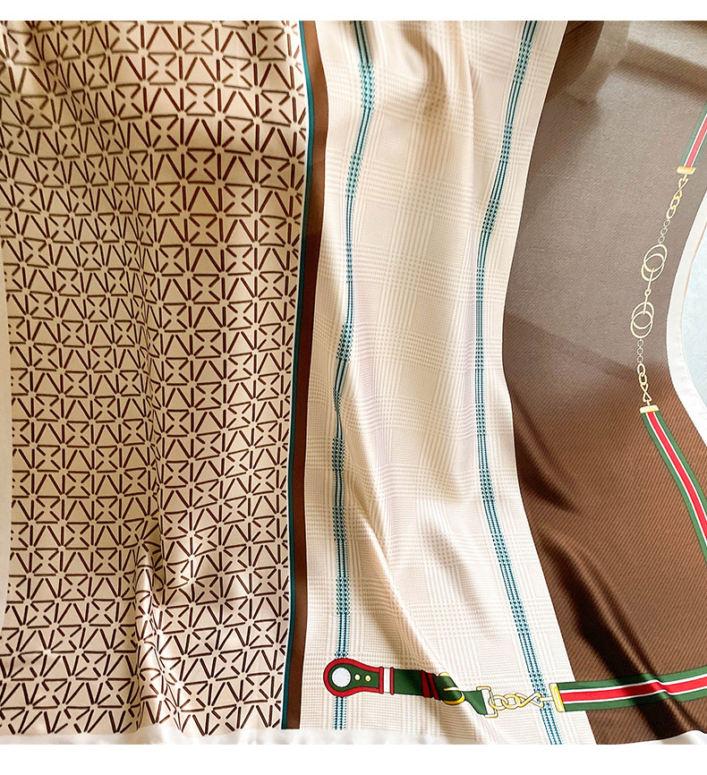 Silk Scarf Women's Spring and Summer Fashion Imitation Silk Travel Versatile Lightweight Air Conditioning Shawl_voghion.com