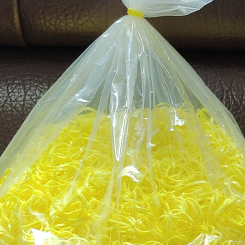 Ligas Desechables para el Cabello de Plástico para Peinado