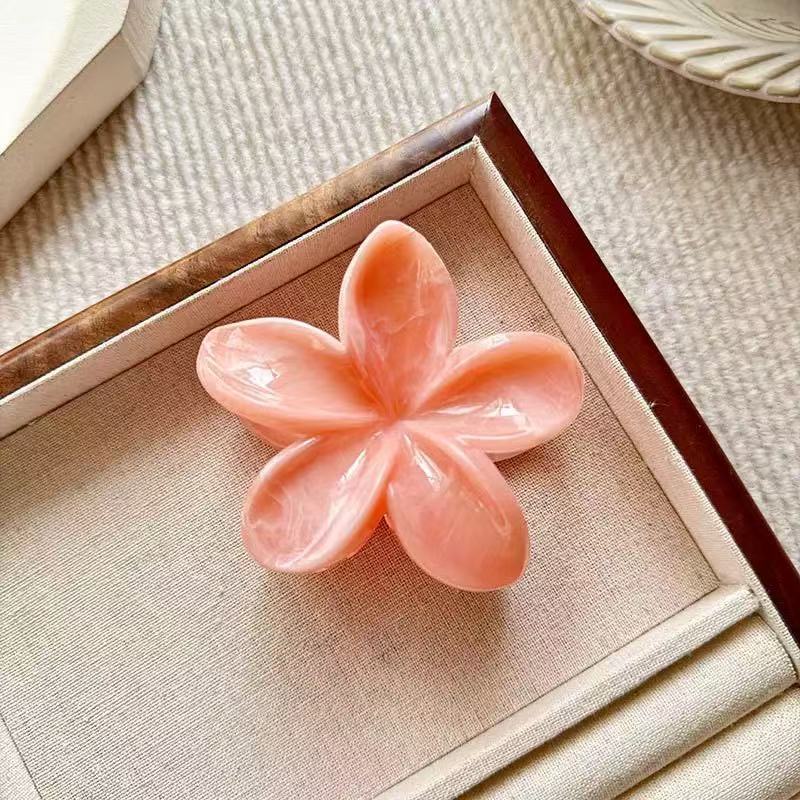 Nuevo cross-border mármol agarrar clips dulce y fresco huevo flor clips de cabello verano de alta calidad tiburón clips de cabello image 45