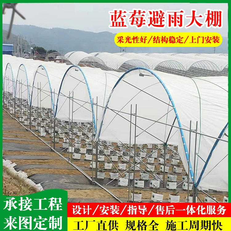 Черничный сарай оцинкованный каркас укрытия пленки