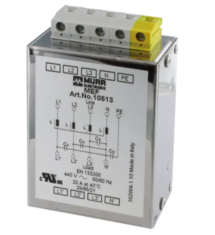 Германия MURR ELEKTRONIK фильтр EMC MURR 10539 электронные компоненты в шкафу