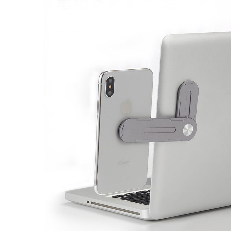 新款铝合金手机电脑双屏扩展支架便携笔记本侧屏磁吸拓展手机支架