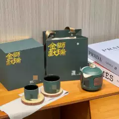 Luxury High-end Kung Fu Tea Set, 3-Piece Tea Brewing Gift Set for Home
