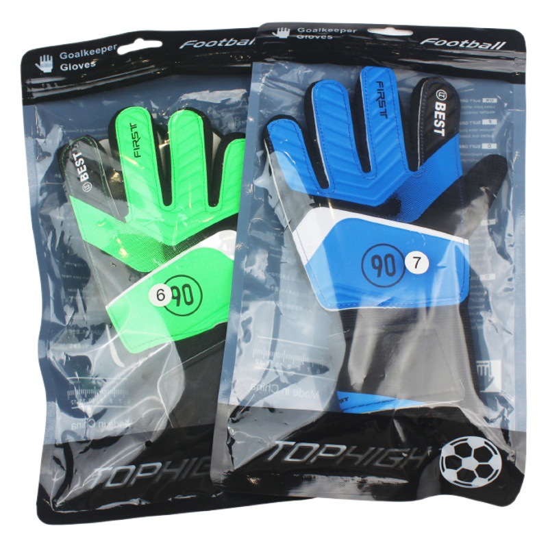 Manufacturer Wholesale Children's Football Goalkeeper Gloves Latex Anti-Collision Goalkeeper Gloves Hand Guard Anti-Collision Drop Shipping