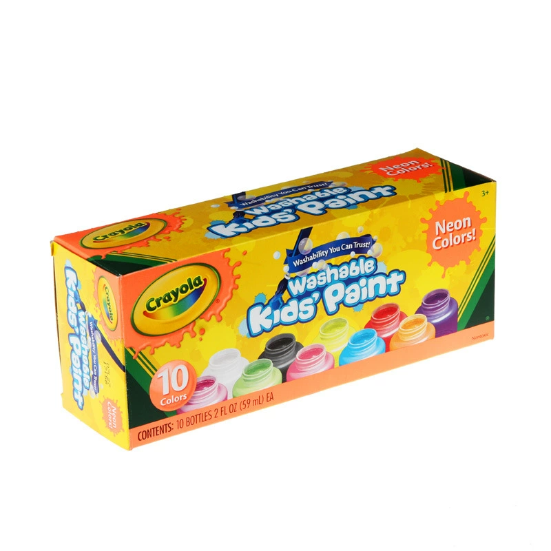 Crayola Erle 6 цветов 10-цветных детских красок 54-1205 54-1204