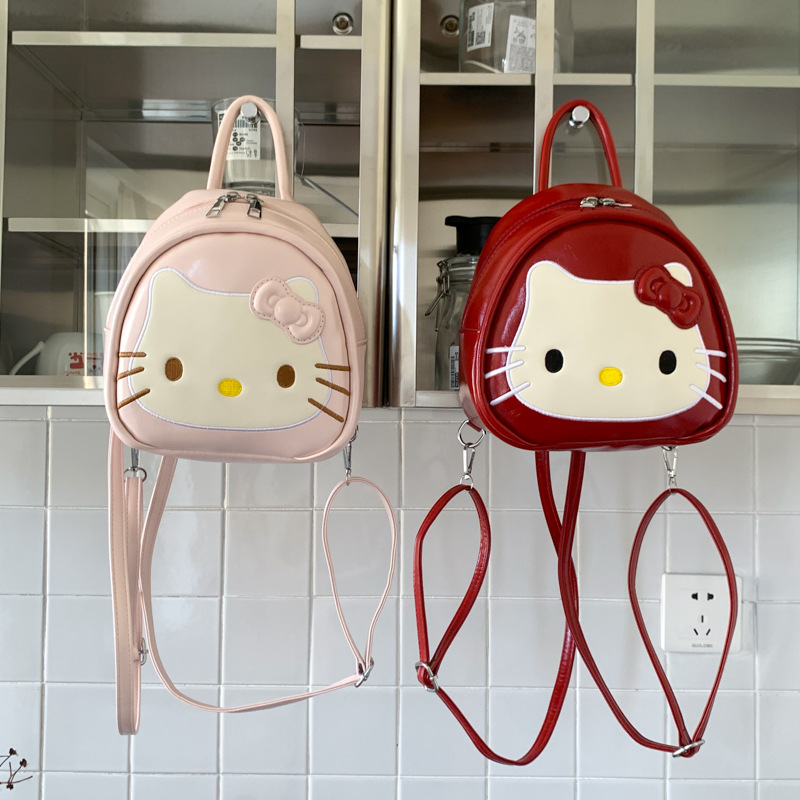 Children's Bag New Korean Style Cute Cartoon Cat Casual Mini Backpack Women's Fashionable Soft Girl Girl's Backpack