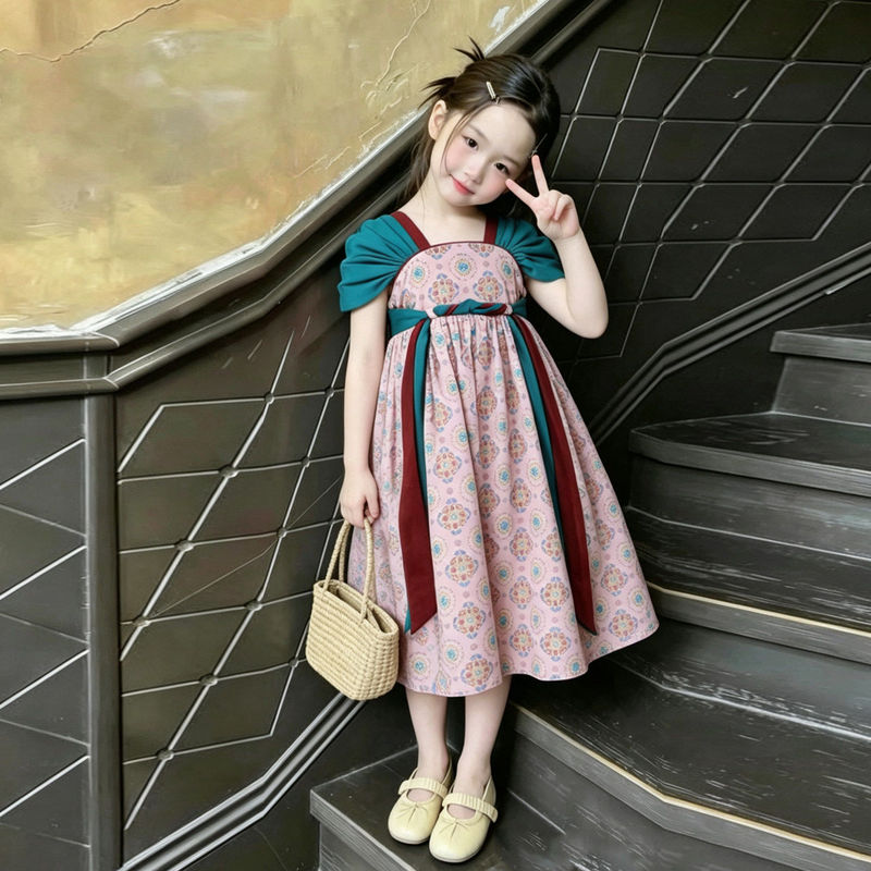 Girls' Hanfu Dress 2026 Summer New Style, Stunning and Ethereal Chinese Style Princess Dress for Girls, Baby's Dragon Boat Festival Outfit Girls' Hanfu Dress 2026 Summer New Style, Stunning and Ethereal Chinese Style Princess Dress for Girls, Baby's Dragon Boat Festival Outfit