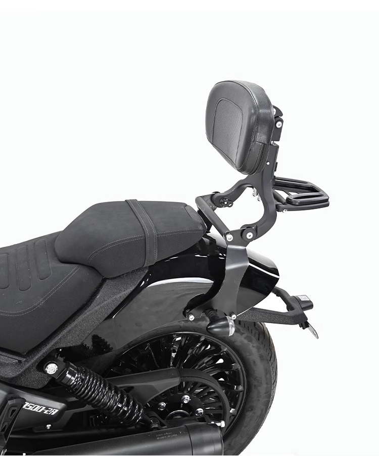 Muscle car Wolf suitable for Benda black flag 500 multi-function folding backrest adjustable backrest modified tail shelf tail