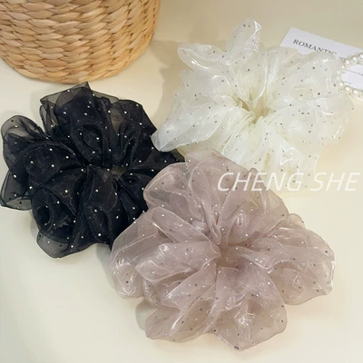 Scrunchie with Fine Glitter and: Saç üçün rezinlər