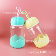 Pumpkin Water Cup Glass Portable Creative Cute Cup for Kids and Girls Gift Tea Cup Penguin Cup Gift Advertizing Cup